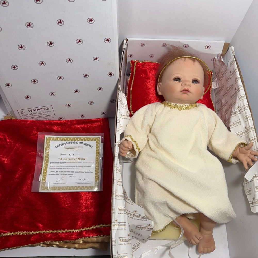 Ashton Drake A Savior is Born Jesus Linda Murray Signature Ed 03-02115-001